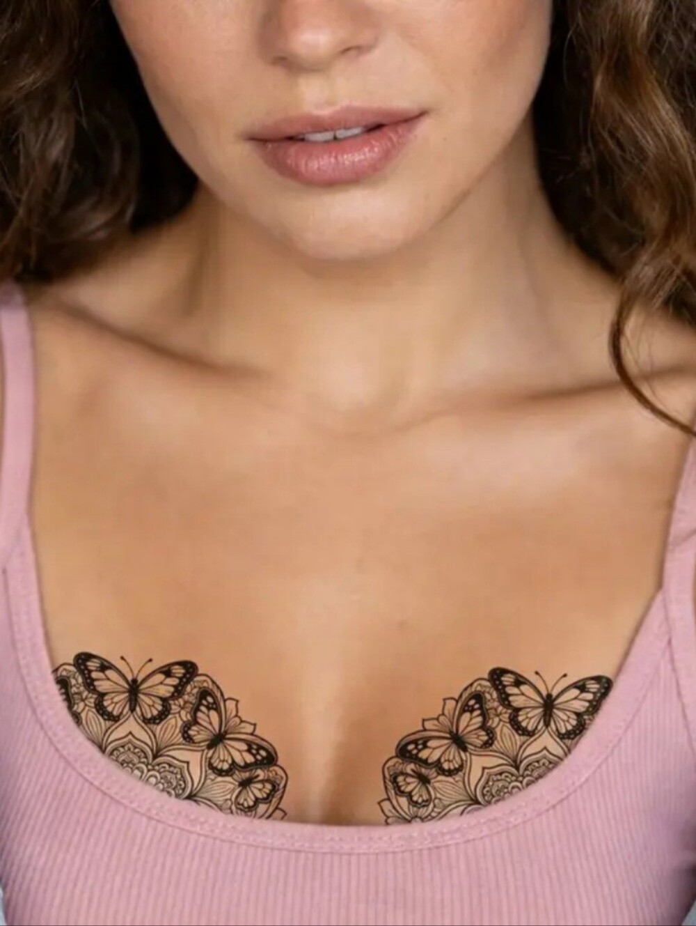 Temporary Boob Tattoo